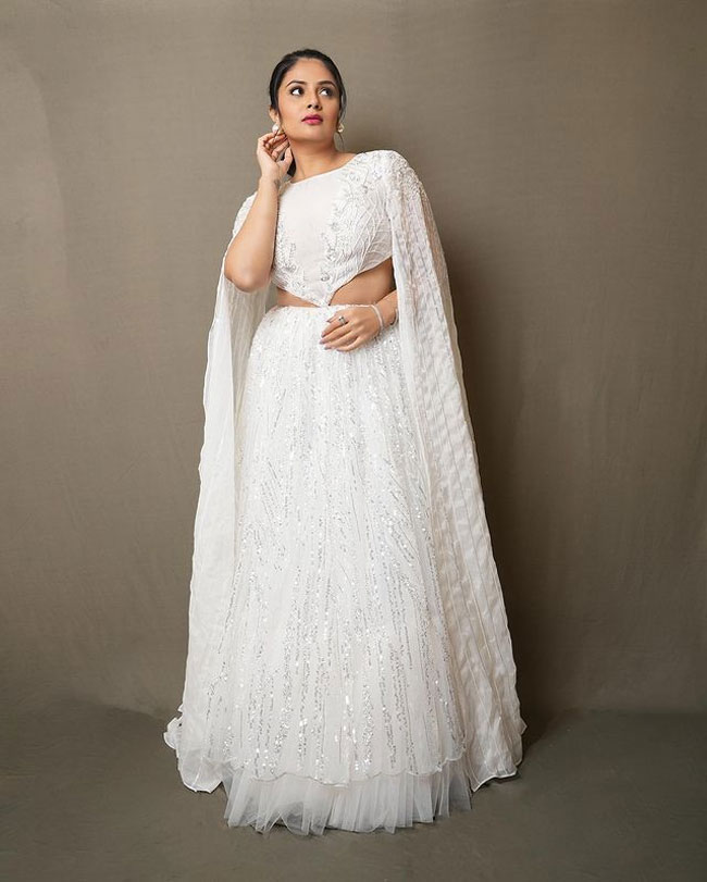 Staggering Looks Of Sreemukhi In White